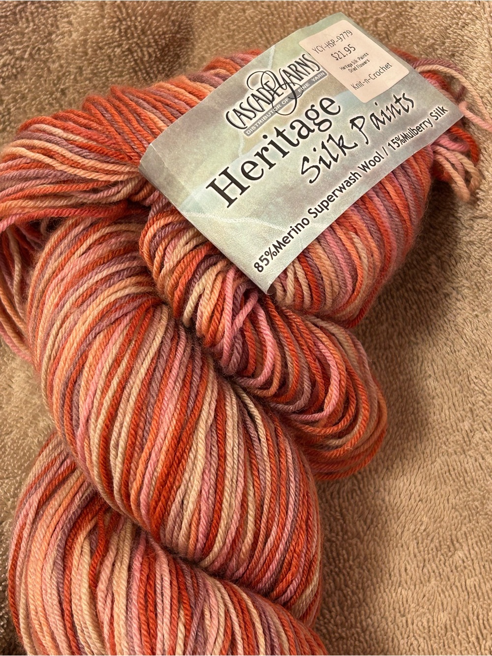 Cascade Heritage Silk Paints yarn